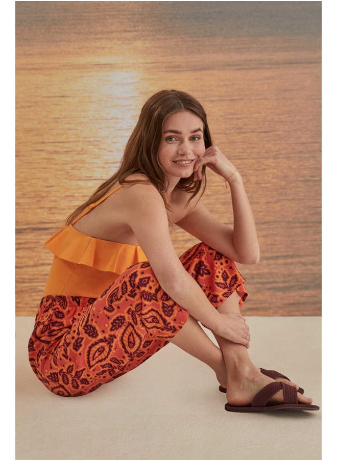 women'secret - Printed Capri long pants - Image 1