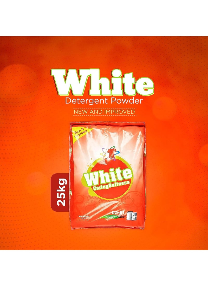 White 25kg White Detergent Powder for Laundry Cleaning  - Image 2