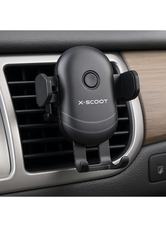 X-Scoot XS-806 Car Phone Holder – Air Vent Mount – 360° Rotation – Universal Mobile Holder - Image 2