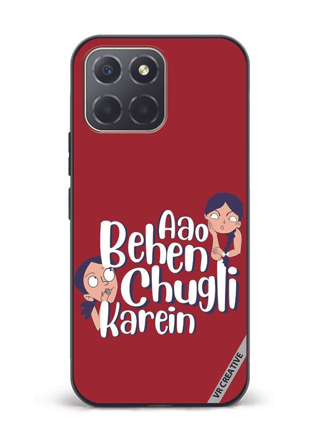 VR CREATIVE Protective Case Cover For Honor X6 Aao Behen Chugli Karein Quote Design Multicolour - Image 1