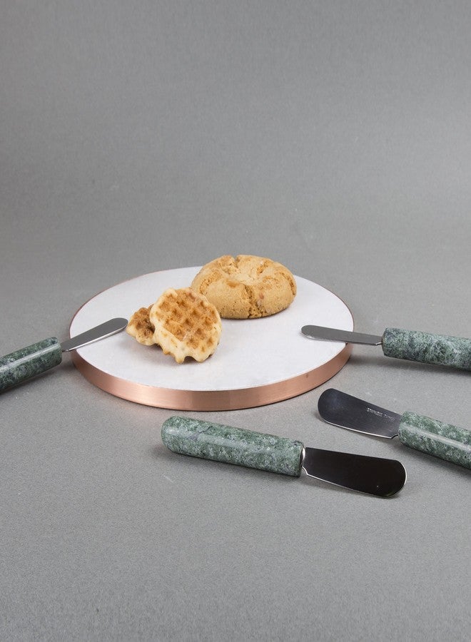 Creative Home Elevate Your Dining Experience: Natural Serpentine Handle Cheese Spreader Set - Image 5