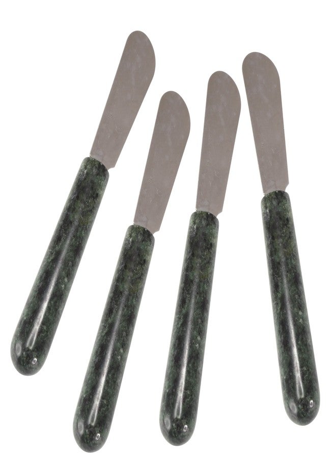 Creative Home Elevate Your Dining Experience: Natural Serpentine Handle Cheese Spreader Set - Image 1