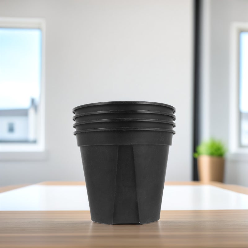 4pcs Flower Pots Plant Flowerpot Bonsai Flower Pot Household Flowerpots (No Tray) - Image 3
