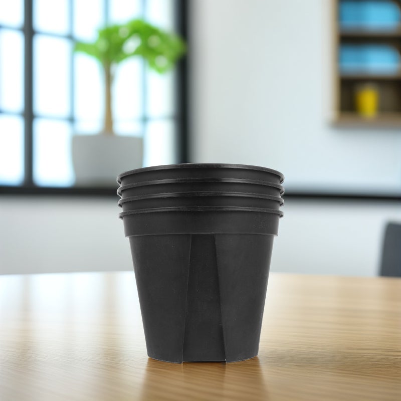4pcs Flower Pots Plant Flowerpot Bonsai Flower Pot Household Flowerpots (No Tray) - Image 2