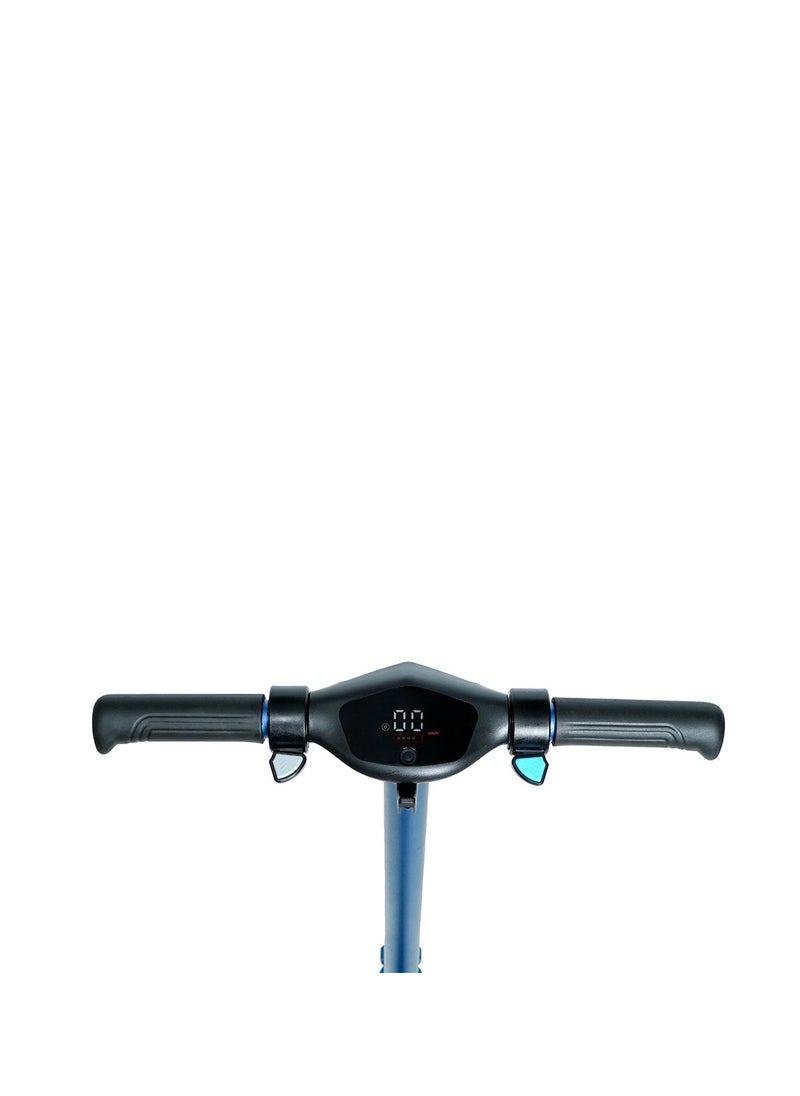 Crony S32 Children's Electric Scooter – 130W Motor, 10-16KM/H Speed, 21V/2.5AH Battery, 5-8KM Range, Foldable & Portable, Aluminum Alloy Frame, LED Display & Lights, Foot Brake, Safe Electric Scooter for Kids, Teens, and Young Riders, Easy-to-Use E-Scooter for Beginners, Eco-Friendly Battery-Powered Ride for Children, Lightweight Kids Motorized Scooter, Electric Kick Scooter for Toddlers, Small & Kid-Friendly E-Scooter, 100KG Max Load, LED Light Base, Safe Braking System, Ideal for Short Commutes, Charging Time 2-3 Hours, Compact Design for Easy Storage, Easy Folding Mechanism, Durable and Sturdy Frame,Perfect Scooter for Outdoor Adventures, Youth Electric Rideable, Portable Electric Scooter with Safety Features, Ideal for Kids Who Want to Explore, Fun and Practical Scooter for Family Rides, Suitable for Youth Riders, Electric Scooter with Speed Control for Safe Riding, Perfect Gift for Kids and Teens，Blue  - Image 3