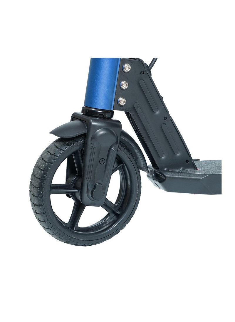 Crony S32 Children's Electric Scooter – 130W Motor, 10-16KM/H Speed, 21V/2.5AH Battery, 5-8KM Range, Foldable & Portable, Aluminum Alloy Frame, LED Display & Lights, Foot Brake, Safe Electric Scooter for Kids, Teens, and Young Riders, Easy-to-Use E-Scooter for Beginners, Eco-Friendly Battery-Powered Ride for Children, Lightweight Kids Motorized Scooter, Electric Kick Scooter for Toddlers, Small & Kid-Friendly E-Scooter, 100KG Max Load, LED Light Base, Safe Braking System, Ideal for Short Commutes, Charging Time 2-3 Hours, Compact Design for Easy Storage, Easy Folding Mechanism, Durable and Sturdy Frame,Perfect Scooter for Outdoor Adventures, Youth Electric Rideable, Portable Electric Scooter with Safety Features, Ideal for Kids Who Want to Explore, Fun and Practical Scooter for Family Rides, Suitable for Youth Riders, Electric Scooter with Speed Control for Safe Riding, Perfect Gift for Kids and Teens，Blue  - Image 4