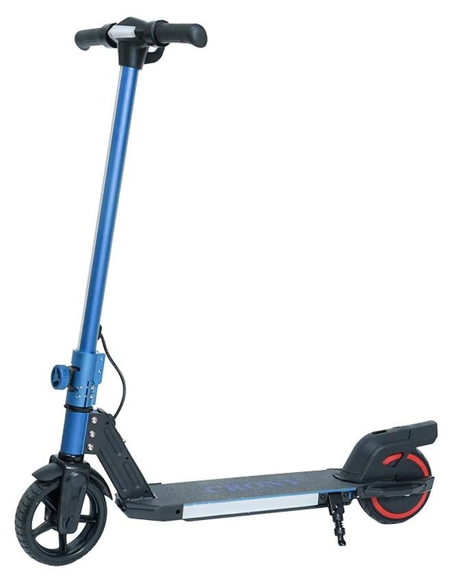 Crony S31 Children's Electric Scooter – 130W Motor, 10-16KM/H Speed, 21V/2.5AH Battery, 5-8KM Range, Foldable & Portable, Aluminum Alloy Frame, LED Display & Lights, Foot Brake, Safe Electric Scooter for Kids, Teens, and Young Riders, Easy-to-Use E-Scooter for Beginners, Eco-Friendly Battery-Powered Ride for Children, Lightweight Kids Motorized Scooter, Electric Kick Scooter for Toddlers, Small & Kid-Friendly E-Scooter, 100KG Max Load, LED Light Base, Safe Braking System, Ideal for Short Commutes, Charging Time 2-3 Hours, Compact Design for Easy Storage, Easy Folding Mechanism, Durable and Sturdy Frame,Perfect Scooter for Outdoor Adventures, Youth Electric Rideable, Portable Electric Scooter with Safety Features, Ideal for Kids Who Want to Explore, Fun and Practical Scooter for Family Rides, Suitable for Youth Riders, Electric Scooter with Speed Control for Safe Riding, Perfect Gift for Kids and Teens，S32/S31, Blue - Image 1