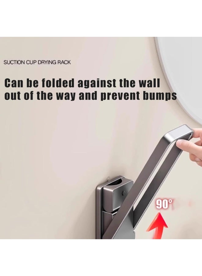 Bukela Small Towel Rail, Suction Cup Towel Rack, Removable Bathroom Rail, Strong Suction, No Drilling Required, 360g, for Kitchen, Dorm, Apartment, and Hotel Organization - Image 4