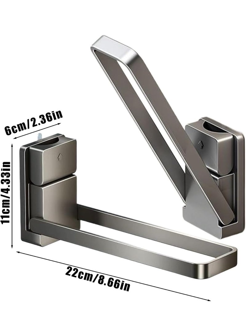 Bukela Small Towel Rail, Suction Cup Towel Rack, Removable Bathroom Rail, Strong Suction, No Drilling Required, 360g, for Kitchen, Dorm, Apartment, and Hotel Organization - Image 2