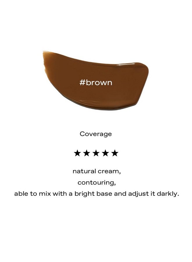 Glow Breathable Blemish Balm Brown Crueltyfree & Artificial Fragrancefree Essential Oilfree Glutenfree Lightweight & Hydrating Bb Cream That Feels Like Skincare 1 Fl Oz - Image 3