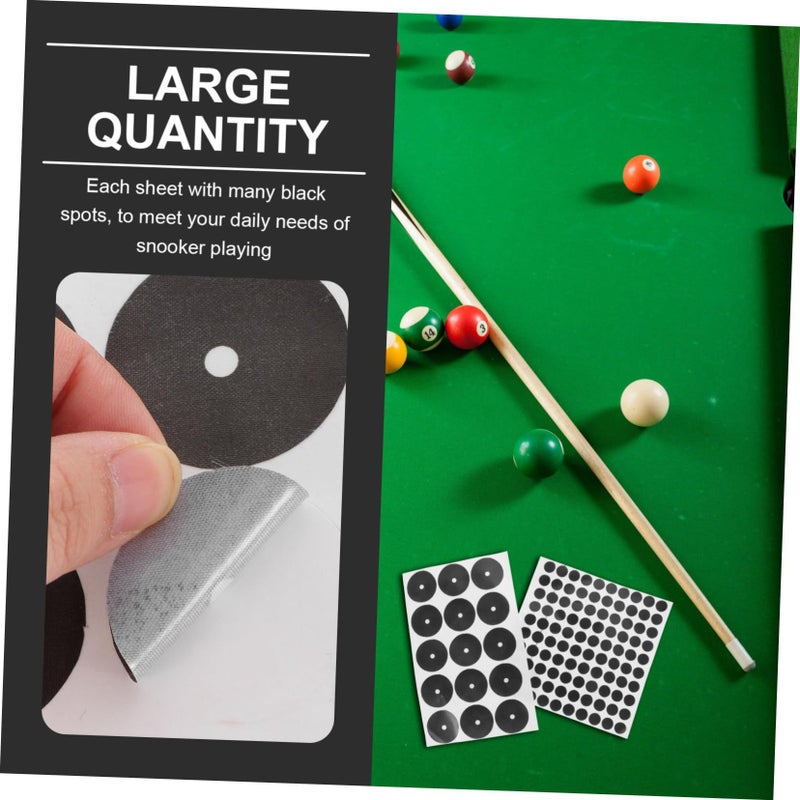 Snooker Ball Position Marker Sticker Black Dot Spot 3 Pack - Image 5