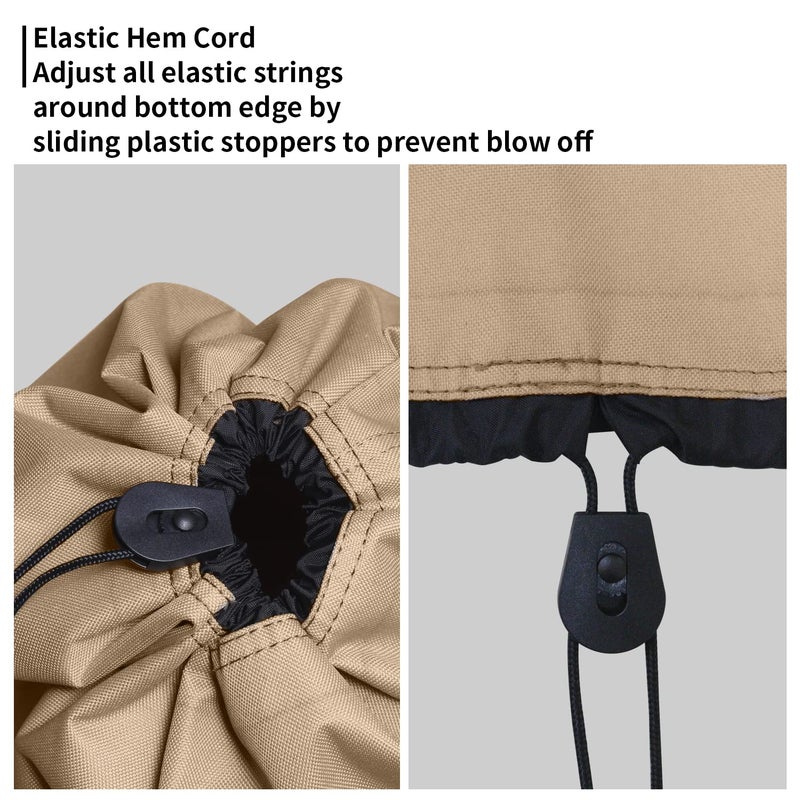 UCEDER Waterproof Trimmer Engine Cover,600D Heavy Duty Polyester Trimmer Engine Protector Suitable for Stihl, Echo, Husqvarna(1 Pack) - Image 3