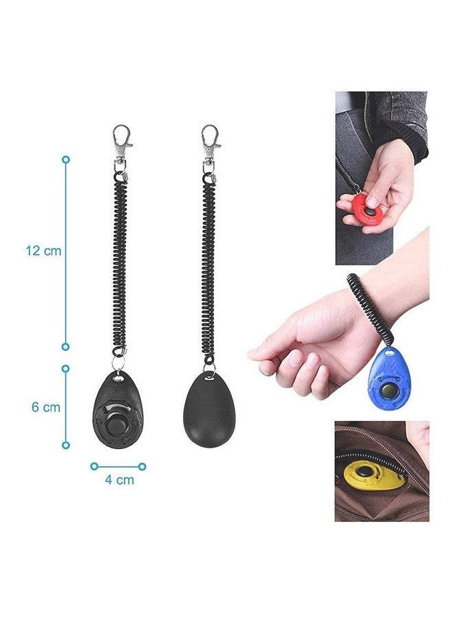 جهاز تدريب الحيوانات الأليفة مع صفارة للكلاب والقطط والقطط الصغيرة والجراء والطيور (متعدد الألوان) - Image 3