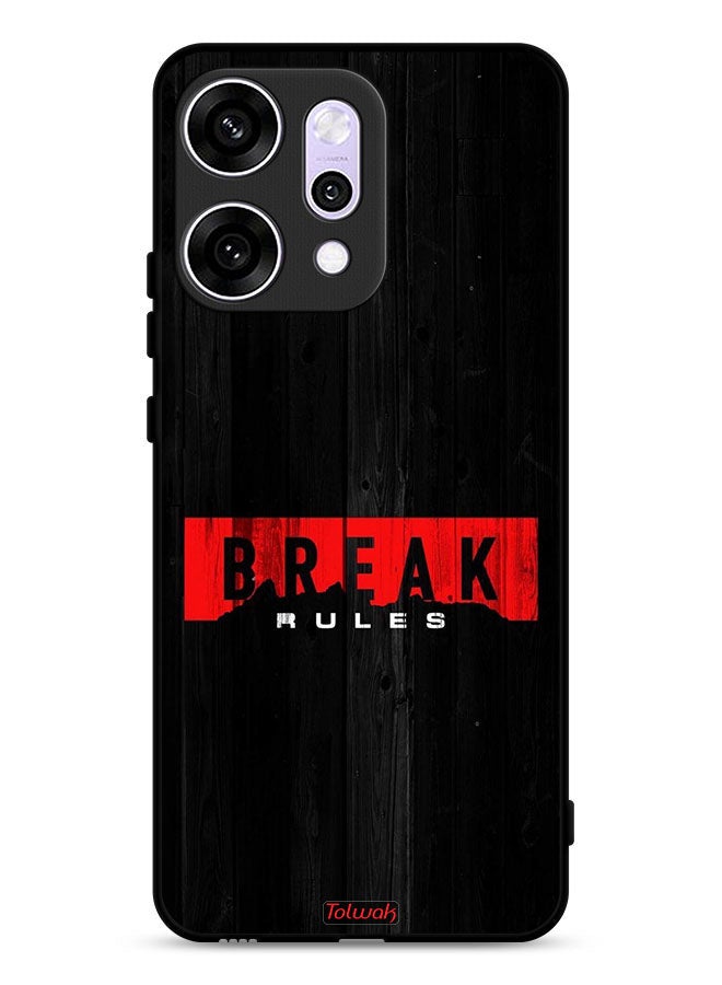 Tolwak Oppo Reno14 Protective Case Cover Break Rules - Image 1