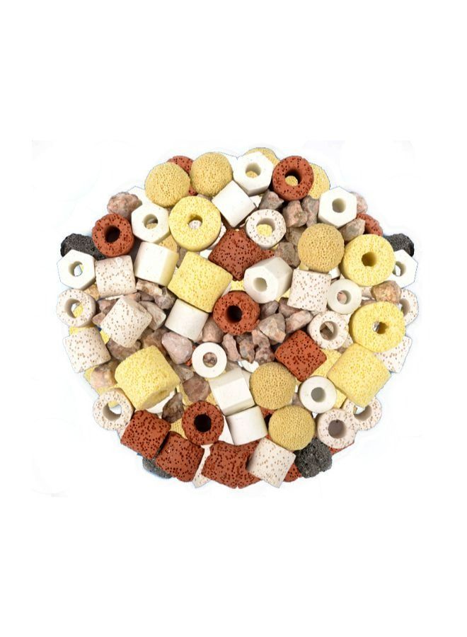 12 in 1 Aquarium Filter Media Ceramic Biochemical Ball Activated Carbon Bio Balls Fish Tank Medium Aquarium Accessories Clear Water Loose - 500g - Image 1