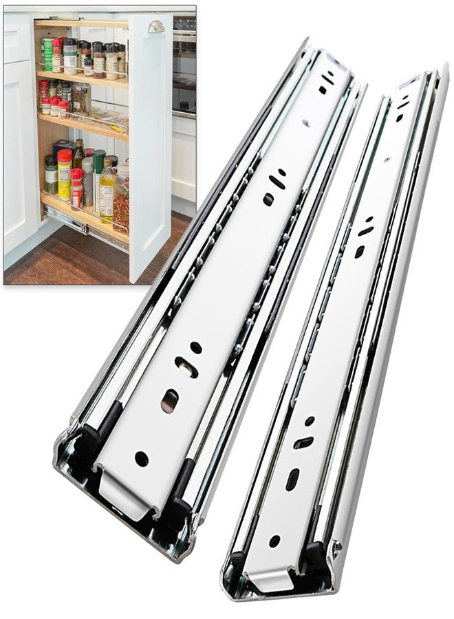 REGUDA Heavy Duty Locking Drawer Slides Full Extension Runners with Lock 12 14 16 18 20 22 24 26 28 30 32 34 36 38 40 Inch Side Mount Ball Bearing Rails Track Glides 150 Lbs (Without Lock, 12 inch) - Image 1
