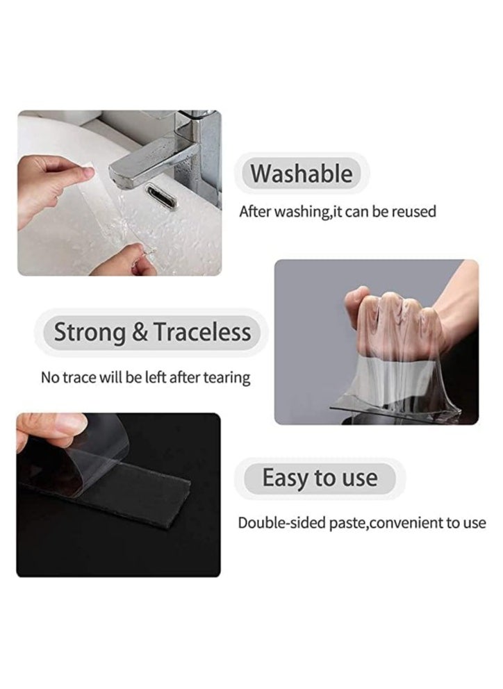 Duravel Duravel Double Sided Tape 3 Meter-Heavy Duty, Extra Large Nano Double Sided Sticky Adhesive Tape, Clear Mounting Tape Picture Hanging Strips, Removable Wall Tape  - Image 4