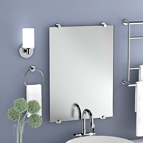 gatco Gatco 1472C Latitude II Minimalist Bathroom Counter Top 2-Arm Pivot Hand Towel Holder  12"" Height  Chrome  - Image 4