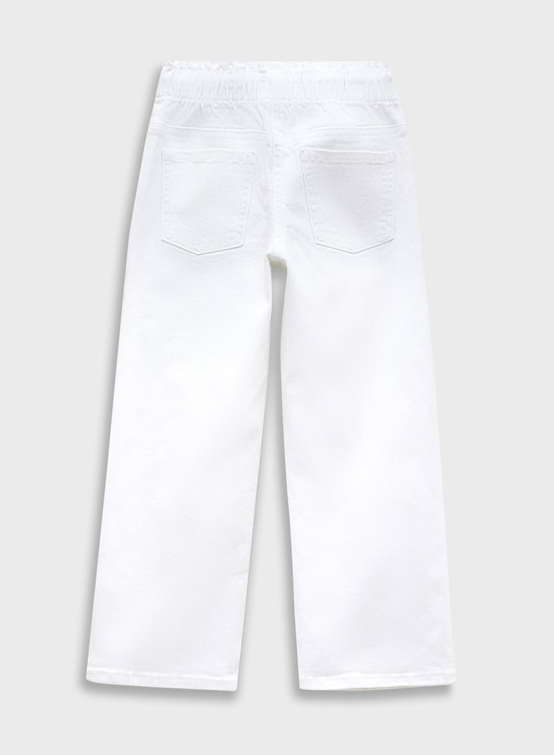 Ripples Girls Relaxed Fit Pants - Image 2
