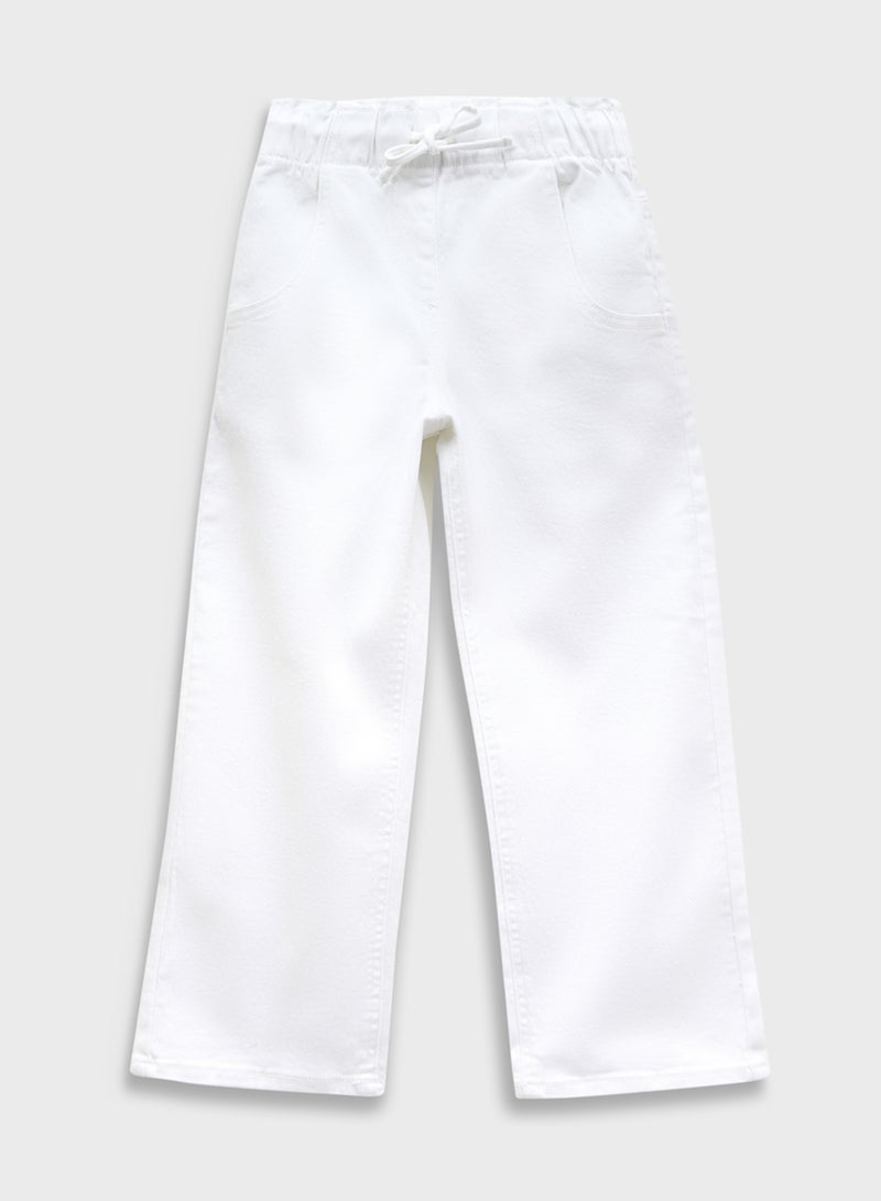 Ripples Girls Relaxed Fit Pants - Image 1