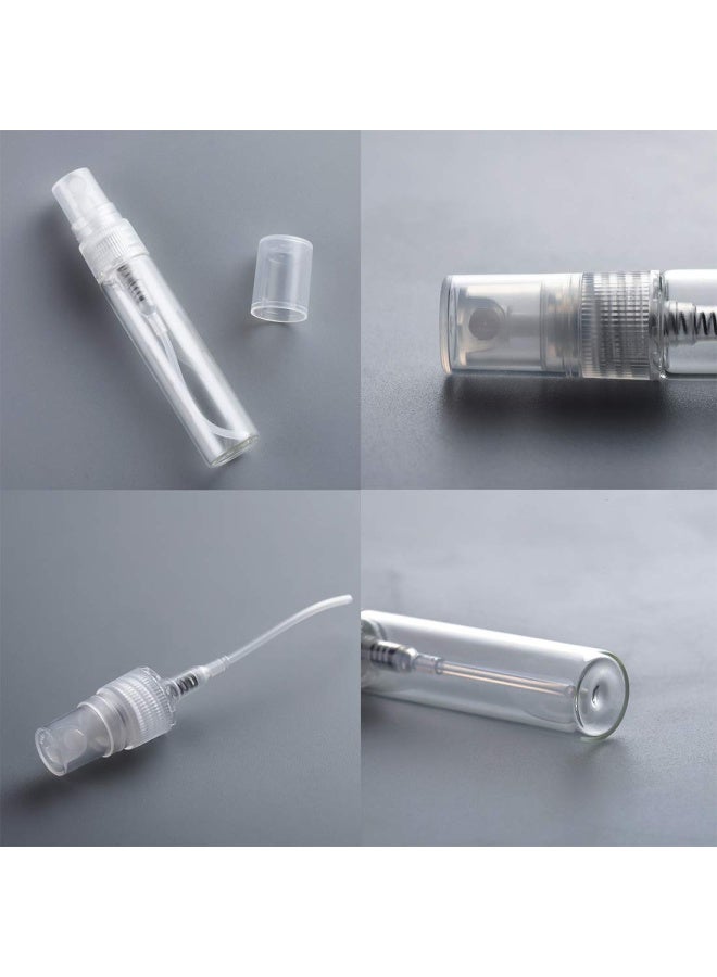 Generic 30Pieces 3Ml 5Ml 10Ml Portable Mini Refillable Clear Glass Empty Sprayer Perfume Bottles Cosmetic Atomizers Spray Bottle Container For Travel Party Must Makeup Tool 30Pieces 3Ml Glass Perfume Bottles  - Image 4