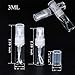 luojery 30Pcs 3ml/0.101 Oz Portable Mini Refillable Clear Glass Empty Sprayer Perfume Bottles Cosmetic Atomizers Spray Bottle Container for Travel Party Must Makeup Tool (30Pcs 3ml Glass Perfume Bottles) - Image 3