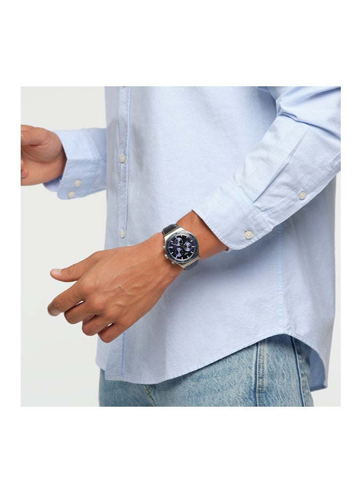 Swatch ساعة سواتش كوبايت لاجون YVS496 للرجال بتوقيت كرونوغراف - Image 2