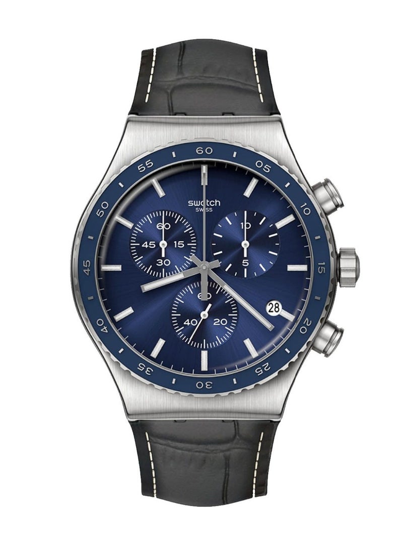 Swatch ساعة سواتش كوبايت لاجون YVS496 للرجال بتوقيت كرونوغراف - Image 1