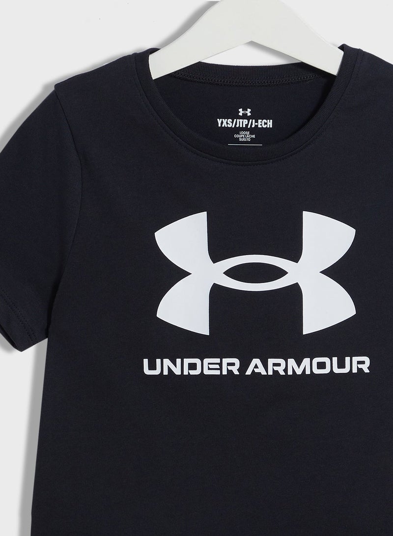 UNDER ARMOUR youth big logo t-shirt - Image 3