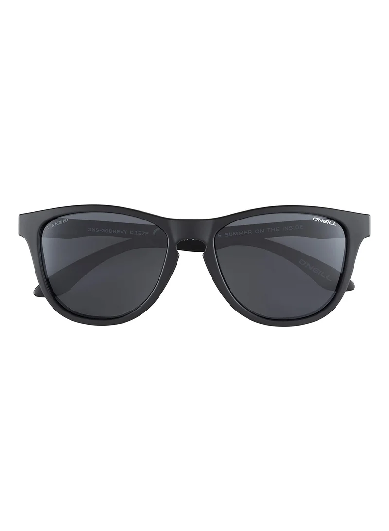 O'NEILL ONS-Godrevy 2.0 Polarized Rectangular Sunglasses for Women Black 56mm
