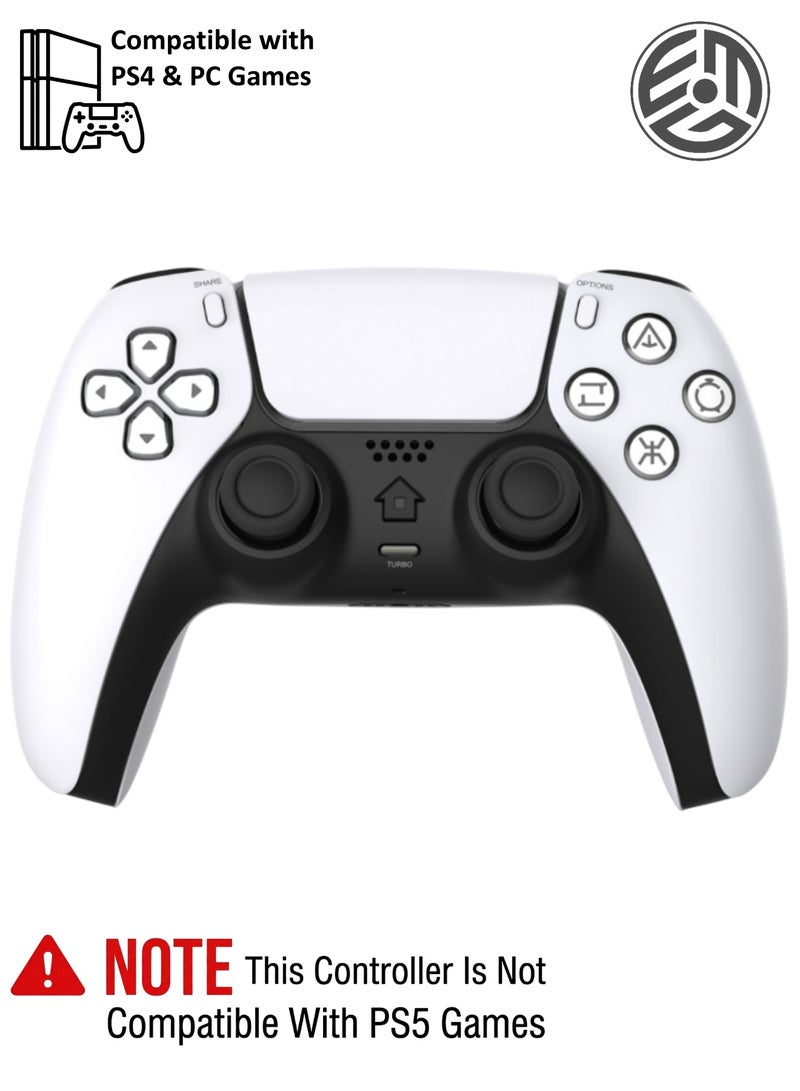EGM Wireless Controller for PS4, Custom Design V2 Gamepad Joystick for PS4 with Non-Slip Grip of Both Sides and 3.5mm Audio Jack! - Image 1