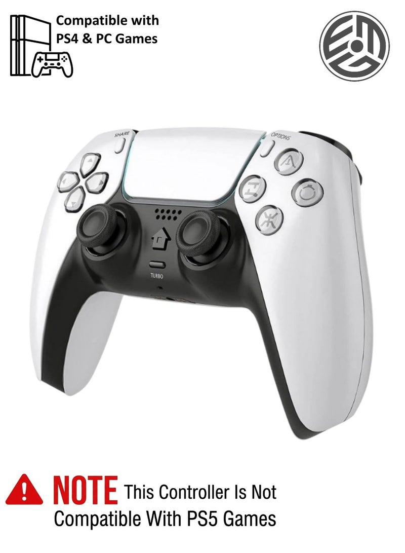 EGM Wireless Controller for PS4, Custom Design V2 Gamepad Joystick for PS4 with Non-Slip Grip of Both Sides and 3.5mm Audio Jack! - Image 4