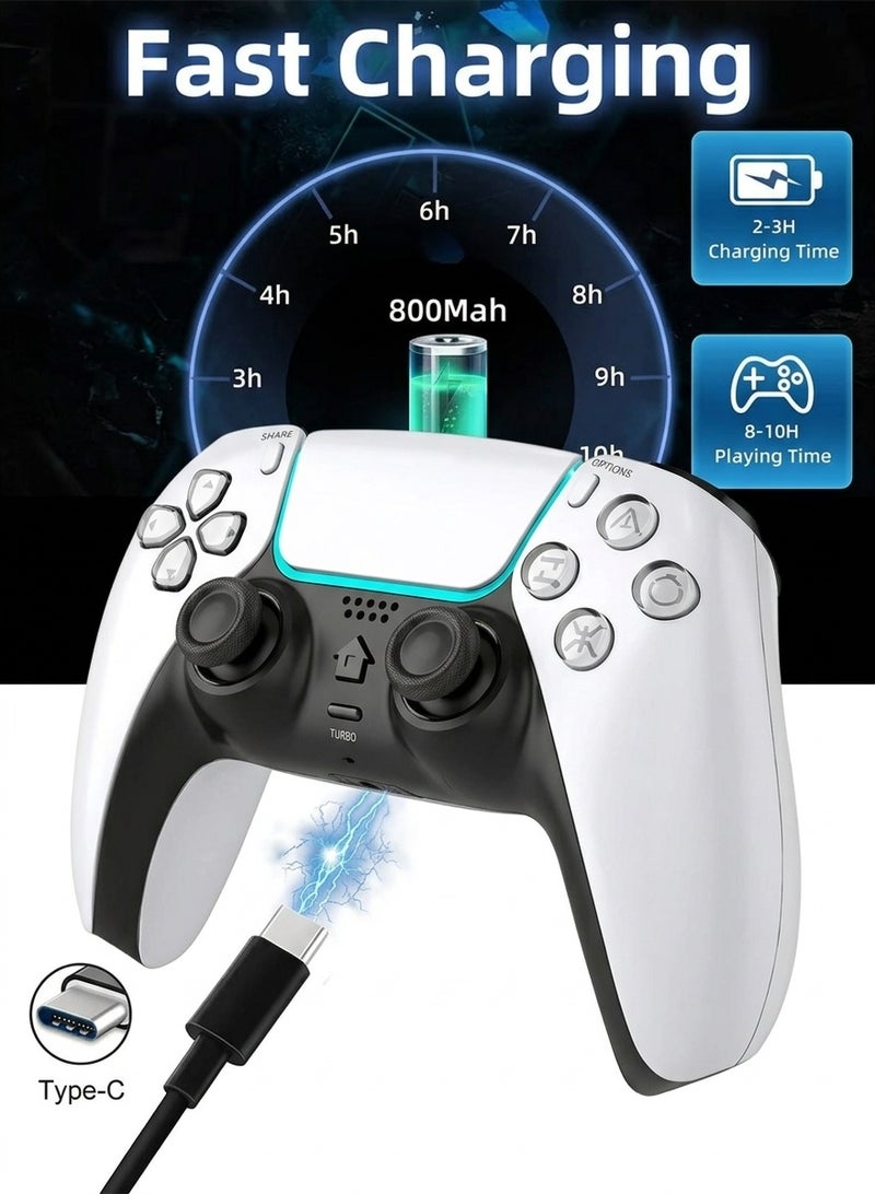 EGM Wireless Controller for PS4, Custom Design V2 Gamepad Joystick for PS4 with Non-Slip Grip of Both Sides and 3.5mm Audio Jack! - Image 5