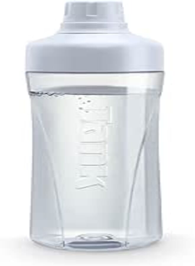 Tank Tritan Plastic Water Bottle 550mL, Light Grey, BPA Free