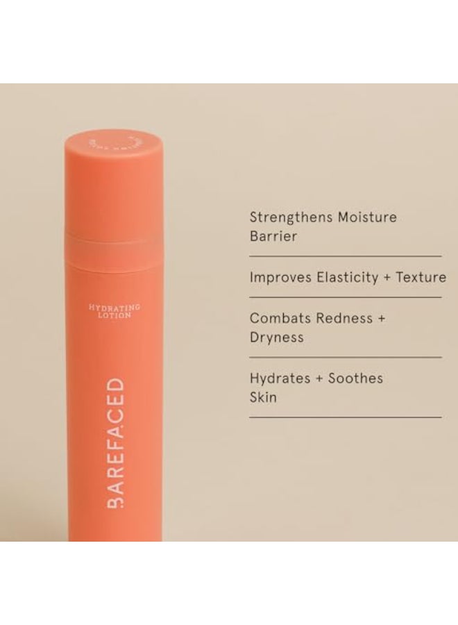 Barefaced Hydrating Lotion 17 Fl Oz Oil Free Lightweight Moisturizer with Niacinamide Hyaluronic Acid Ceramides AntiAging Calms Redness and Improves Skin - Image 3