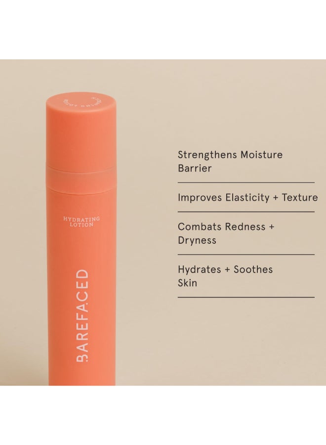 Barefaced Hydrating Lotion 17 Fl Oz Oil Free Lightweight Moisturizer with Niacinamide Hyaluronic Acid Ceramides AntiAging Calms Redness and Improves Skin - Image 4
