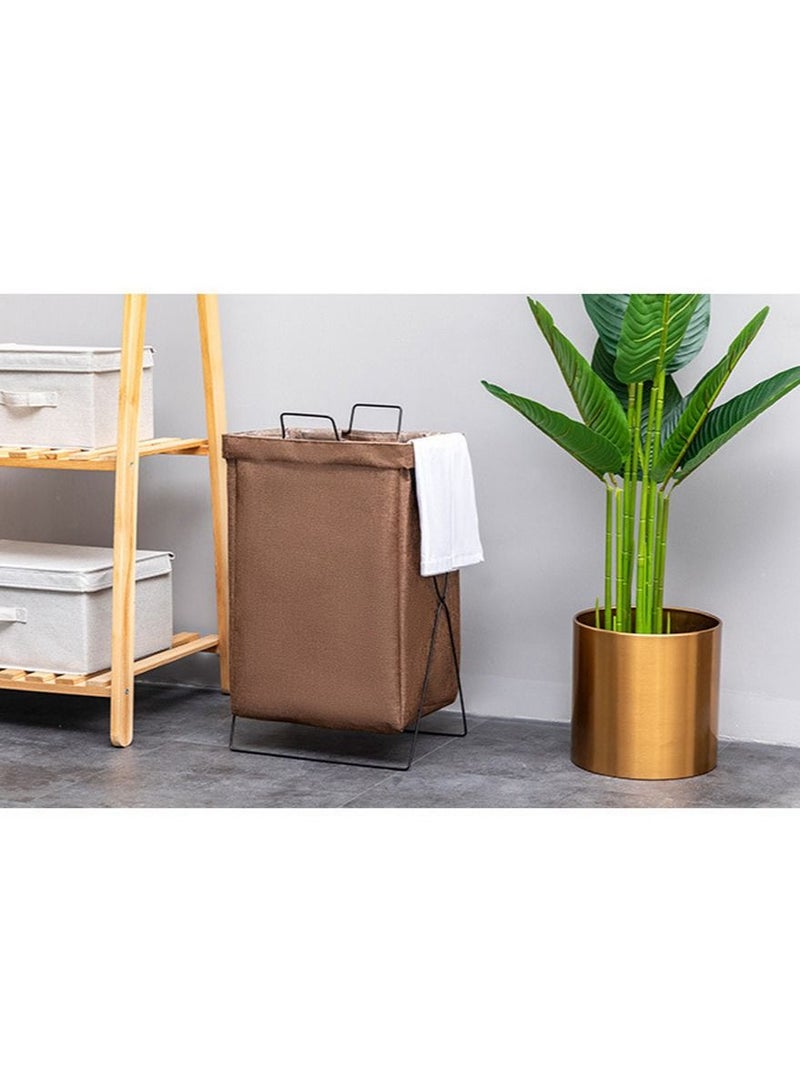 DubaiGallery Laundry Basket Laundry Hamper Storage Basket Dirty Clothes Large Laundry Bag Clothes Basket Laundry Bin Collapsible with Aluminum Frame,Washing Storage - Image 3