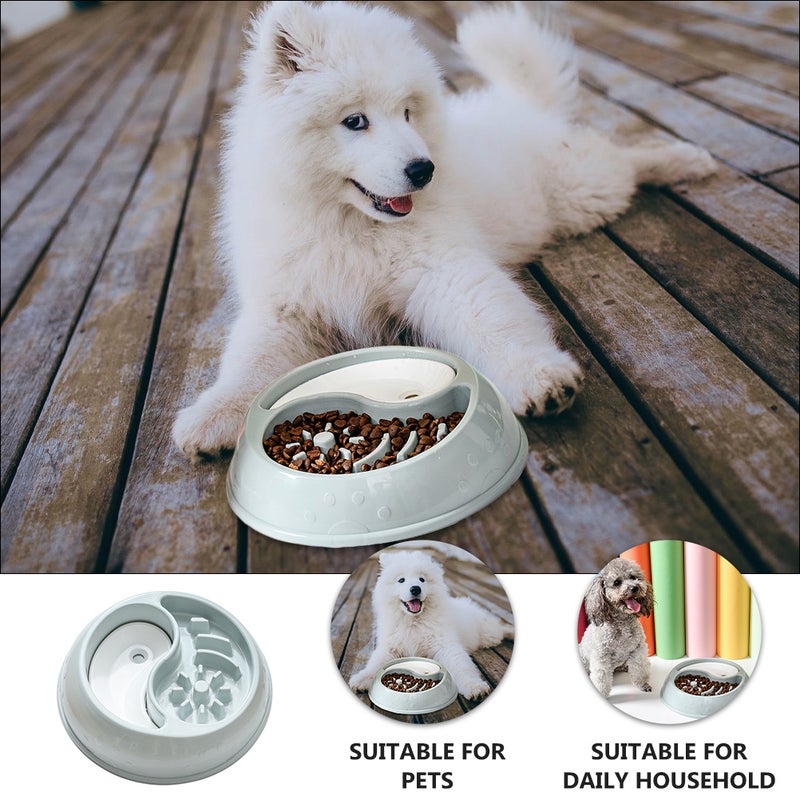 2pcs Slow Feeder Dog Bowl Feeding Dish Non Dog Food Bowl - Image 5