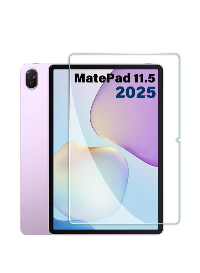 QIRG حزمة واحدة من واقي الشاشة لجهاز هواوي ميت باد 11.5 2025، فيلم حماية زجاجي مقسى بصلابة 9H ضد الخدوش ووضوح عالي مصمم خصيصًا لجهاز هواوي ميت باد 11.5 2025 (11.5") - Image 1