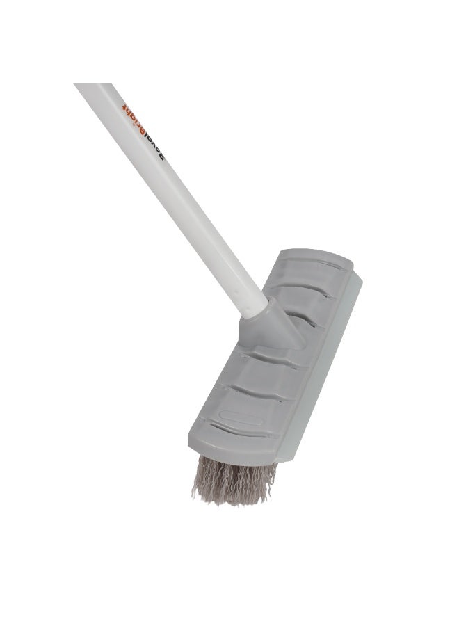 Royalford CleanTech Hard Floor Broom 26cm RF12851 Long Iron Handle Hard Bristles - Image 4