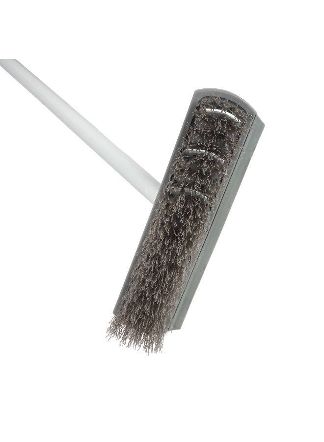 Royalford CleanTech Hard Floor Broom 26cm RF12851 Long Iron Handle Hard Bristles - Image 2