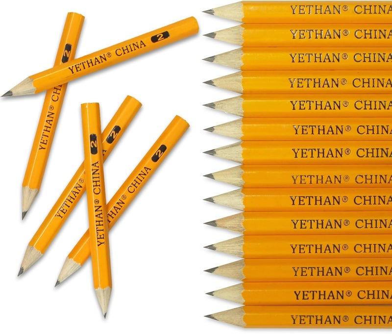 YETHAN Golf Pencils, Half Pencil, 3.5" Mini Pencils, 2 HB Hexagon, Pre-sharpened, 480 count. - Image 3