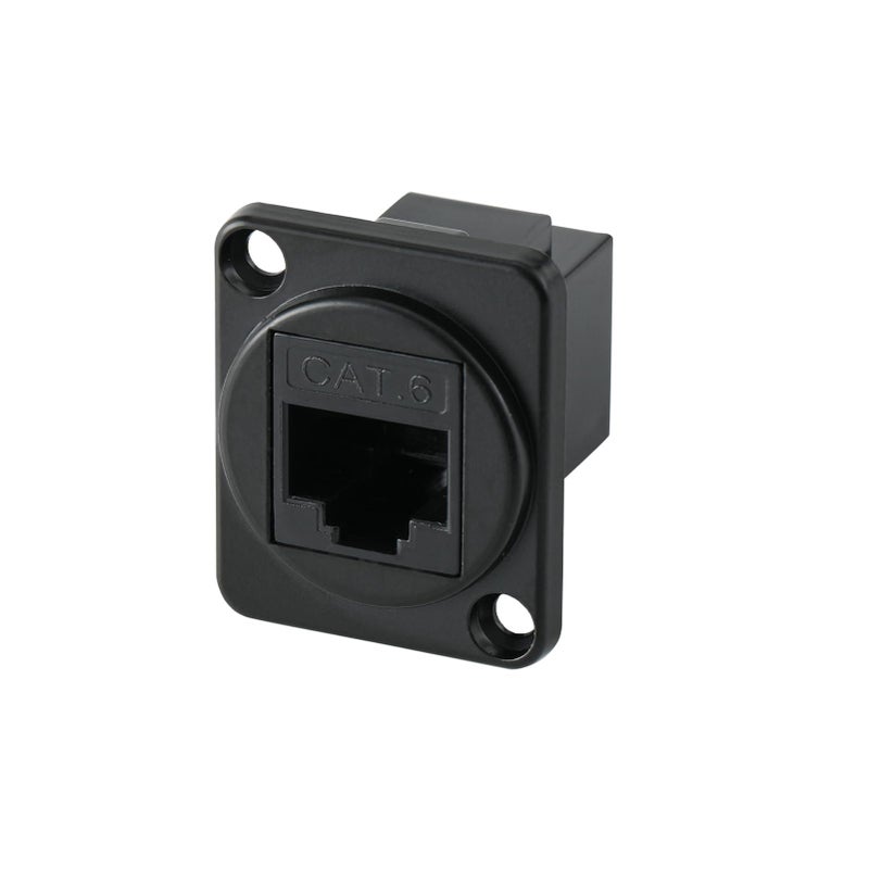 ANMBEST أنمبست 5 قطع موصل كابل إيثرنت LAN RJ45 Cat5/5e/6 8P8C مع غلاف من سبائك الزنك محول مزدوج الرأس أنثوي إلى أنثوي - Image 2