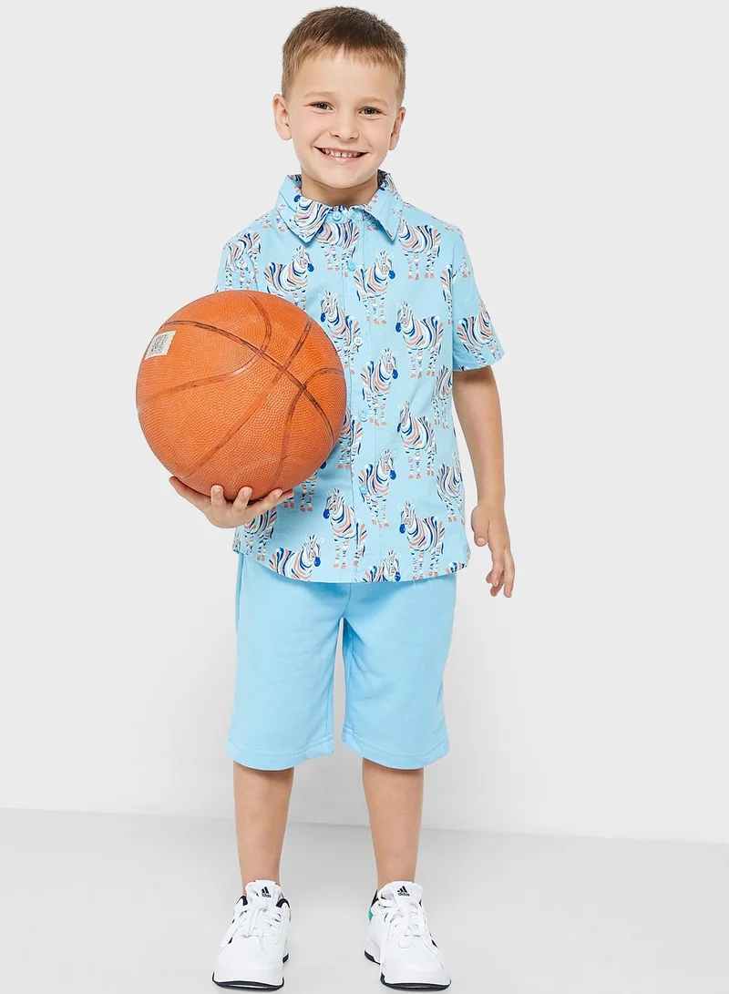Pinata Printed Shirt & Shorts Set