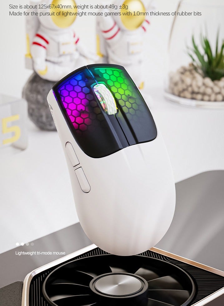 Attack Shark X5RGB 3-mode wireless gaming mouse, lightweight, suitable for esports, Bluetooth wireless and wired mouse - Image 1