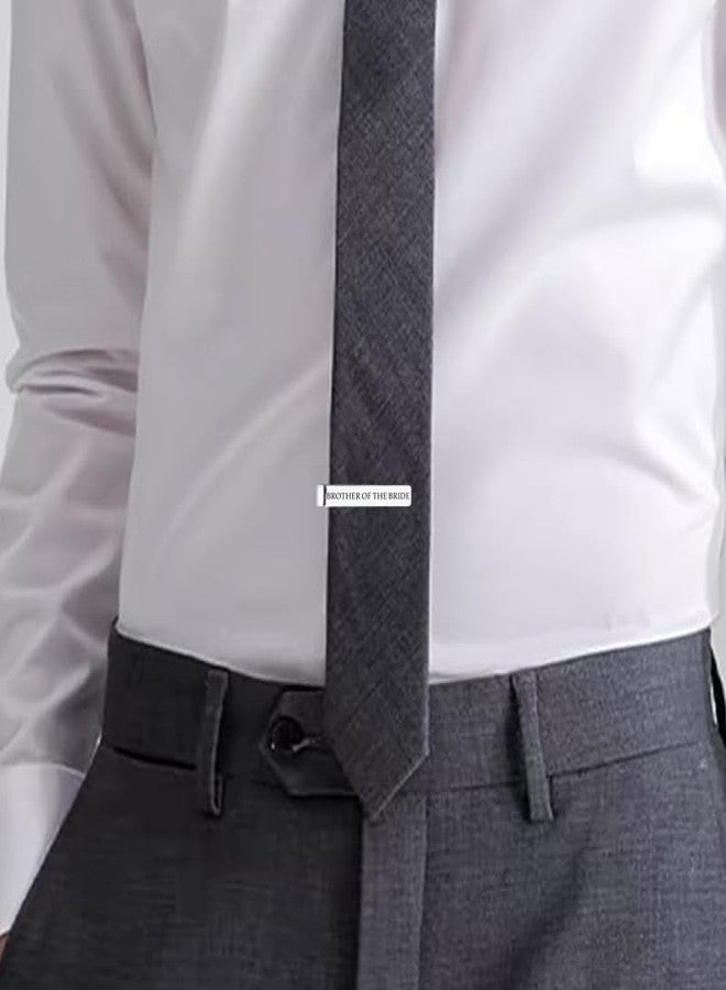 yaozeio Brother of The Bride Gifts for Brother Wedding Day Gift for Brother Wedding Tie Clip Gifts for Big Brother Birthday Gifts for Brother Wedding Gift for Brothers Brother Gifts from Sister - Image 2