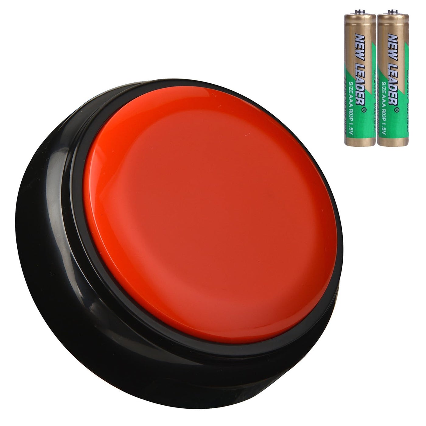 Wariolle Red Record Buttons Recordable Button 30 Second Recording Buttons for Classroom Encouragement Words Desk Learning Record Daily Task