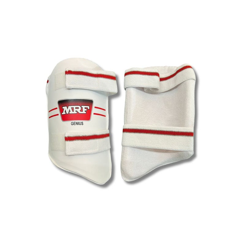 إم آر إف واقي الفخذ للكريكيت MRF MRF Genius Cricket Single Thigh Guard Mens and Junior - Youth, Left Hand - Image 1