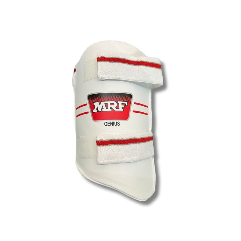 إم آر إف واقي الفخذ للكريكيت MRF MRF Genius Cricket Single Thigh Guard Mens and Junior - Youth, Left Hand - Image 2