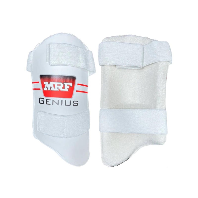 إم آر إف واقي الفخذ للكريكيت MRF MRF Genius Cricket Single Thigh Guard Mens and Junior - Youth, Left Hand - Image 4